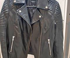 Genuine leather Biker jacket - Image 1/5
