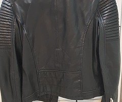 Genuine leather Biker jacket - Image 2/5