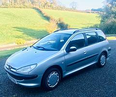 Peugeot 206 estate 1.4 petrol - Long MOT