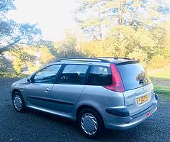 Peugeot 206 estate 1.4 petrol - Long MOT