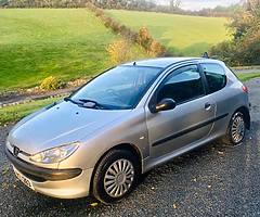 2004 Peugeot 206 1.1 petrol - Full 12 months MOT and only 73,000 miles (timing belt changed)