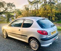 2004 Peugeot 206 1.1 petrol - Full 12 months MOT and only 73,000 miles (timing belt changed)