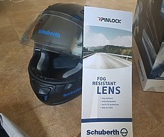 Schuberth SR1 with Fog Resistance Lens + Wind Deflector + Breath Deflector Head size 56-57 cm Size M - Image 9/10