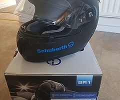 Schuberth SR1 with Fog Resistance Lens + Wind Deflector + Breath Deflector Head size 56-57 cm Size M - Image 10/10