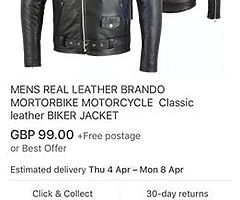 Leather jacket