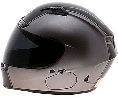 Bell Qualifier DLX Motorbike /Motorcycle Helmet - Rally Matt Titanium with transitional visor
