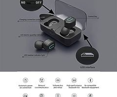 Bluetooth 5.0 Wireless Headphones 22H Playtime Deep Bass Stereo Sound True Wireless Earphones Earbud