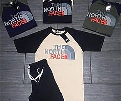 Men's North face shorts sets