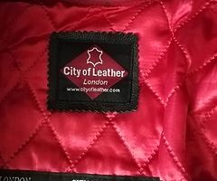 **REDUCED** Genuine leather ladies motorcycle jacket