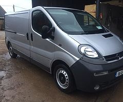 06 Opel Vivaro LWB 1.9 300k kms CVRT 23/07/19

Call Des [hidden information]