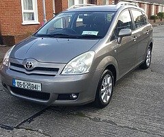 05 Toyota Verso Low milage 7 Seater nct till 2/20