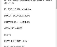 2015 Opel insignia Finance this car from €45 P/W - Image 9/10