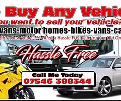 We buy any vehicle