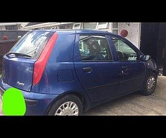 03 fiat punto 1.2 petrol 105000 milage no tax nct till end of january next year very clean