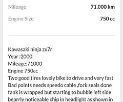 Kawasaki ninja zx7r - Image 6/9