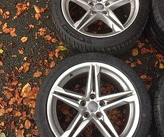 18’ Genuine Audi S Line 5x112 alloy wheels