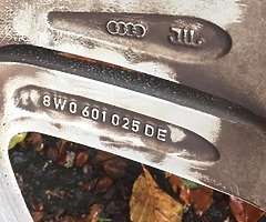 18’ Genuine Audi S Line 5x112 alloy wheels - Image 6/7