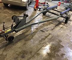 Escort galvanised boat trailer