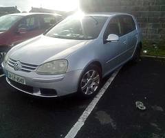 vw golf 1.4 and 2.0 for breaking
