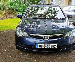 Honda Civic 1.8 NCT exp 2020 perfect working order