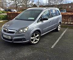 07 opel zafira 1.8 SRI sport