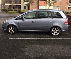 07 opel zafira 1.8 SRI sport