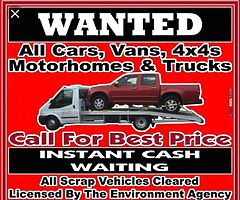 Wanted cars for cash