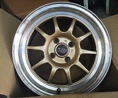 Genuine rota gt3 alloys x4 15inch - Image 3/9