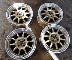 Genuine rota gt3 alloys x4 15inch - Image 7/9