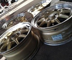 Genuine rota gt3 alloys x4 15inch - Image 8/9