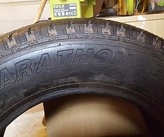 2 Brand new tires ,strengthened.225/65R 16C