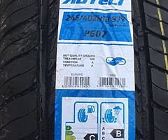 New tyres