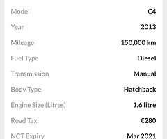 2013 Citroen C4 Finance this car from €39 P/W - Image 10/10