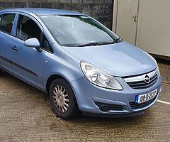 2008 Opel Corsa 1.2 new I year Nct 6 month road tax