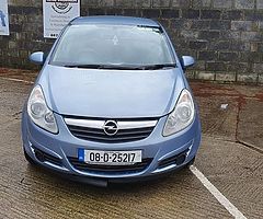 2008 Opel Corsa 1.2 new I year Nct 6 month road tax