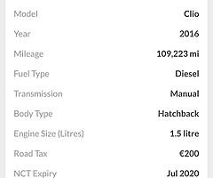 2016 Renault Clio Finance this car from €34 P/W - Image 10/10