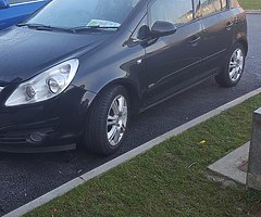 Vauxhall Corsa 1.2 petrol engine Black.