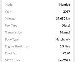 2017 Ford Mondeo Finance this car from €78 P/W - Image 10/10