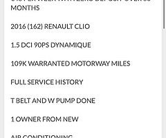 2016 Renault Clio Finance this car from €34 P/W - Image 9/10