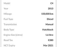 2013 Citroen C4 Finance this car from €39 P/W - Image 10/10