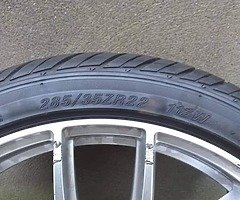 4 Car Tyres 22inch