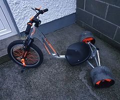 Triad Counter Measure 3 Drift Trike - Silver/Orange - Image 3/10