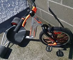 Triad Counter Measure 3 Drift Trike - Silver/Orange - Image 9/10