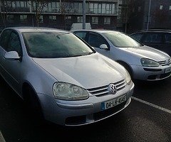 vw golf 1.4 and 2.0 braking only