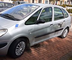 Citroen xsara picasso 2002 NCt ,Tax