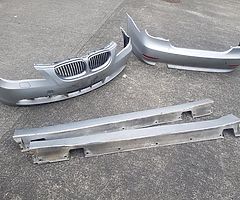 2005 to 2010 5 Series bumpers back and front and side skirts