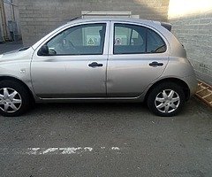 05 Nissan Micra 1 litre lady owner manual not automatic