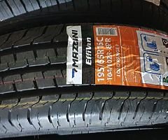 3 brand new tyres R16 R16, R15 €25 each