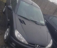 2006 Peugeot 206 1.4 manual no nct , runs very well needs 2 rear shocks sale or parts