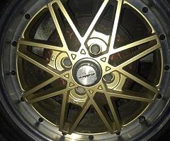 Callibre 4x100 15 inch alloys for sale